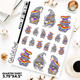 Grey Rainbow Gnomes